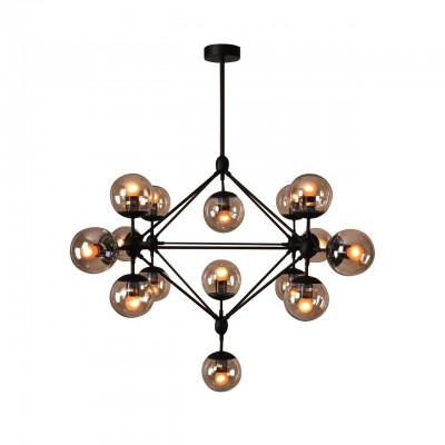 

Люстра МОДИ черная w120*90 h90/110 E27 15*40W Kink light 07535-15,19, 07535-15,19
