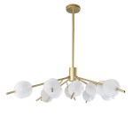 Люстра КВАТ шампань d96 h70 G9 60w (Led) (лампами не комплектуется) Kink light 07544-12,33