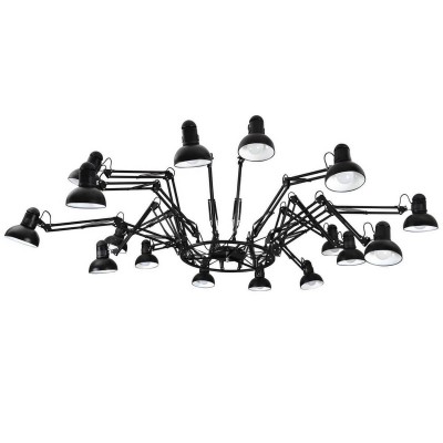 Люстра МОРЕНО черная d50-200 h110 E27 16*40W Kink light 07558-16