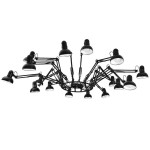 Люстра МОРЕНО черная d50-200 h110 E27 16*40W Kink light 07558-16