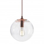 Подвес МЕРКУРИЙ прозрачный (с медными креплениями) d20 h200 E27 1*40W Kink light 07564-20,21