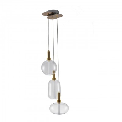 Подвес КАСЛА прозрачный d35 h120 Led 3*5W Kink light 07570-3A,21