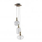 Подвес КАСЛА прозрачный d35 h120 Led 3*5W Kink light 07570-3A,21