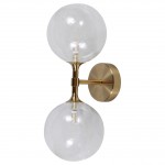 Светильник бра КИАРА бронза w38*15 h13 E14 2*5W диаметр плафонов 15см Kink light 07603-2 E14