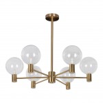 Люстра КИАРА бронза d74 h62 G9 6*5W диаметр плафонов 15см (Led лампы в комплекте, 3000К) Kink light 07603-6