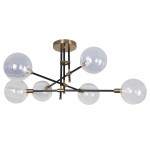 Люстра КИАРА бронза d80 h37 E14 6*5W диаметр плафонов 15см Kink light 07604-6 E14