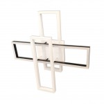 Светильник ЛИНД черно-белый w80*80 h18 Led 120W (3000-6000K) Kink light 07610-2