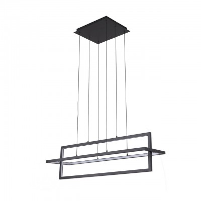 Подвес ЛИНД черный w80*38.5 h60.5 Led 49+51W(3000K) Kink light 07612-2A,19