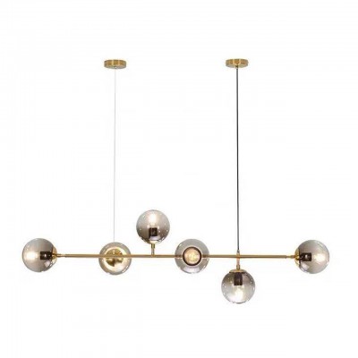 Подвес ИРДА бронза (серые плафоны) w125*35 h140 E27 5*40W Kink light 07622-6,20