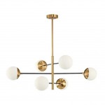 Люстра НАВИЯ черный/бронза d98 h92 E14 6*40W Kink light 07636-6,20