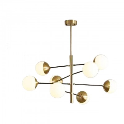 Люстра НАВИЯ черный/бронза d105 h95 E14 8*40W Kink light 07636-8,20