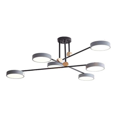 

Люстра РАПИС серая w150*60 h60 Led 6*12W (4000К) Kink light 07647-6,16(4000K), 07647-6,16(4000K)