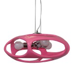 Подвесной светильникТИМОША розовый D-45cm H-120cm E27 3*15w (лампами не комплектуется) Kink light 07733В,10