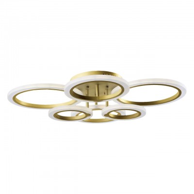 Люстра диммируемая САГА матовое золото d 81*61 h13 Led 117W (3000-6000K) Kink light 07819,33(3000-6000K) Люстра диммируемая САГА матовое золото d 81*61 h13 Led 117W (3000-6000K) Kink light 07819,33(3000-6000K)