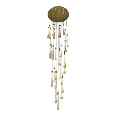 Подвесной светильник АСМЕР золото d55 h230 Led 84W 3000К Kink light 07860-28A,33