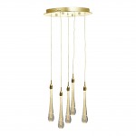 Подвесной светильник АСМЕР золото d40 h150 Led 15W (3000k) Kink light 07860-5а