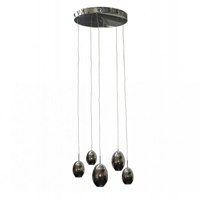 Подвесной светильник МЕТЕОРИТ хром d40 h120 Led 15W Kink light 08028-5a