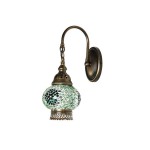 Светильник бра МАРОККО зеленый h-29. w12x24 Е14 1*40w Kink light 0812TA,07