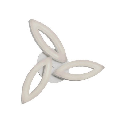 Светильник ФЛОРА белый d38 h10 Led 14W (4000K) Kink light 08166 (Р)