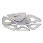 Светильник потолочный ТРИАДА диммируемый белый d-50 h-12 Led 72W (3000К-6000К) с пультом ДУ Kink light 08182D