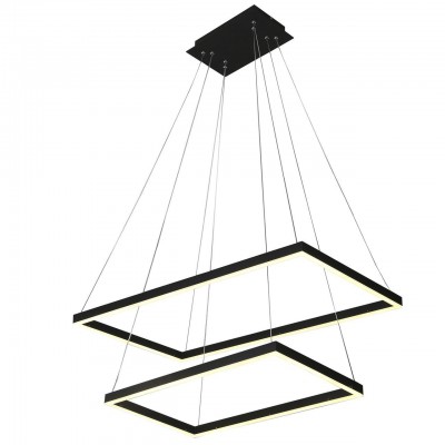 Подвесной светильник диммируемый АЛЬТИС 2х ярусный черный w80*40 + 60*30 h110 Led 86W (3000-6000K) Kink light 08211,19(3000-6000K) Подвесной светильник диммируемый АЛЬТИС 2х ярусный черный w80*40 + 60*30 h110 Led 86W (3000-6000K) Kink light 08211,19(3000-6000K)