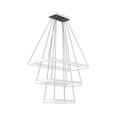 Подвесной светильник АЛЬТИС белый w80*40+60*30+40*20 h140 Led 85W (4000K) Kink light 08211-3,01(4000K)