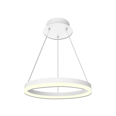 Подвесной светильник белый ТОР-ЭКО d-40 h-100 Led 20W (4000K) Kink light 08212,01E