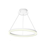 Подвесной светильникТОР-ЭКО белый d-60 h-100 Led 30W (4000K) Kink light 08213,01E