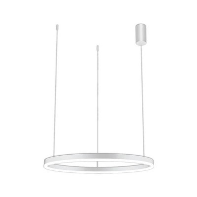 Подвесной светильник ТОР белый d80 h110 Led 50W (4000K) Kink light 08214,01P(4000K)