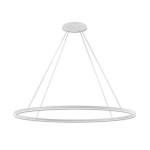 Подвесной светильник диммируемый ТОР белый d150 h120 Led 96W (4000K) с пультом ДУ Kink light 08218,01(4000K)