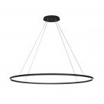 Подвесной светильник диммируемый ТОР черный d150 h120 Led 96W (4000K) с пультом ДУ Kink light 08218,19(4000K)