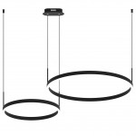 Подвесной светильник Тор черный w90*60 (d40+60) h110 Led 60W (4000K) Kink light 08219,19P