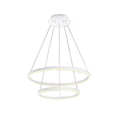 Подвесной светильник диммируемый ТОР белый d60+40 h110 Led 60W (3000K-6000K) с пультом ДУ Kink light 08219B,01(3000K-6000K) Подвесной светильник диммируемый ТОР белый d60+40 h110 Led 60W (3000K-6000K) с пультом ДУ Kink light 08219B,01(3000K-6000K)