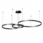 Подвес ТОР черный w133.5*95(d80+60+40) h110 Led 110w (4000k) Kink light 08223,19P