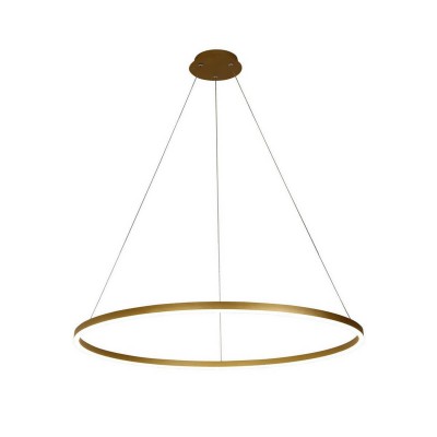 Подвесной светильник ТОР матовое золото d100 h120 Led 64W (3000K) Kink light 08228,33(3000K)