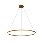 Подвесной светильник ТОР матовое золото d100 h120 Led 64W (3000K) Kink light 08228,33(3000K)