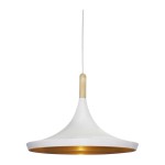 Подвесной светильник ДЕЙЗИ белый d35 h80 E27 1*40w Kink light 08346-1,01