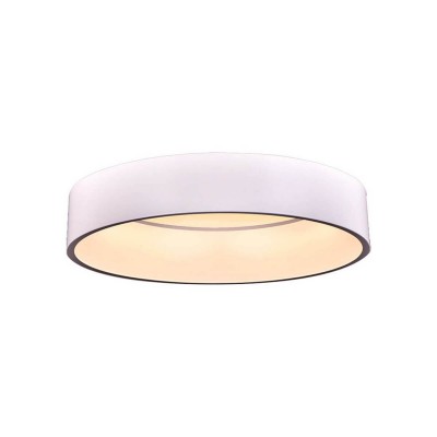 Светильник потолочный КРЕЙС диммируемый белый D60 h15 Led 72W (3000-6000K) с пультом ДУ Kink light 08507P,01