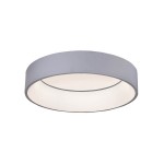 Светильник потолочный КРЕЙС диммируемый серый D60 h15 Led 72W (3000-6000K) с пультом ДУ Kink light 08507P,16