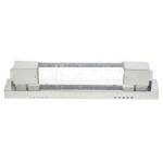 Светильник ЛАЗЕР хром w-45*8 h-10 PowerLed 10w 3 режима (3000/4200/6000K) Kink light 08511(3000-6000K)