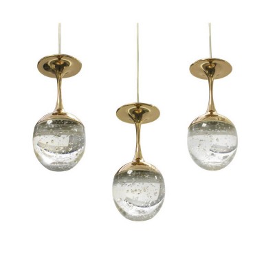 Подвесной светильник БОКАЛ золото w-50*7 h-90 Led 18w (3000K) Kink light 08553(3000K)