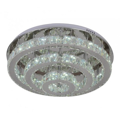 Светильник ТОР-КРИСТАЛЛ хром h26 d60 Led 94W (3000-6000К) с пультом ДУ Kink light 08554(3000-6000К)