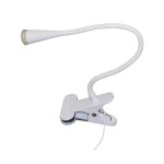 Подсветка ЛАЙТ w6*3 h11~46 Led 1*3w (3000K) на прищепке белая Kink light 08567,01(3000K)