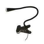 Подсветка ЛАЙТ w6*3 h11~46 Led 1*3w (3000K) на прищепке черная Kink light 08567,19(3000K)