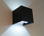 Светильник КУБ черный w10x10 h10 Led 6w (4000K) IP65 Kink light 08585,19(4000K)