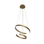 Подвесной светильник АЛЬЗИР золотой d60+40 h120 Led 50W (4000K) Kink light 08630-2a,33(4000K)