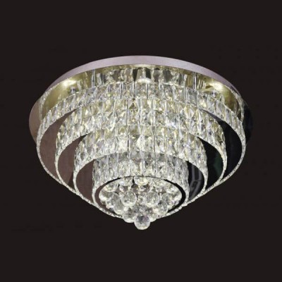 Люстра ТОР-КРИСТАЛЛ хром d60 h30 Led 96W (3000-6000K) с пультом ДУ Kink light 08643(3000-6000K)