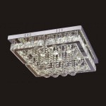 Люстра АЛЬТИС-КРИСТАЛЛ хром w60*60 h20 Led 102W (3000-6000K) с пультом ДУ Kink light 08647(3000-6000K)
