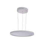 Подвесной светильник диммируемый ПАРЕТЕ белый d40,3 Led 24W (3000K-7000K) с пультом ДУ Kink light 08725-1