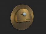 Zamel Светильник RUBI Золото/RGB в монт.коробку, 14V DC с RGB диодами (09-211-46)
